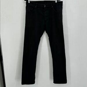 Dainese Jeans Trouser Mens Size 33 Black Motorcycle Hip Protectors